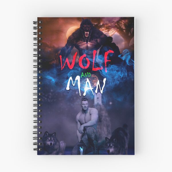 Item preview, Wolf and Man - Adventure, Jungle Animals, WIld, Werewolf, Horror, Supernatural, Magic designed and sold by blazegoldburst.