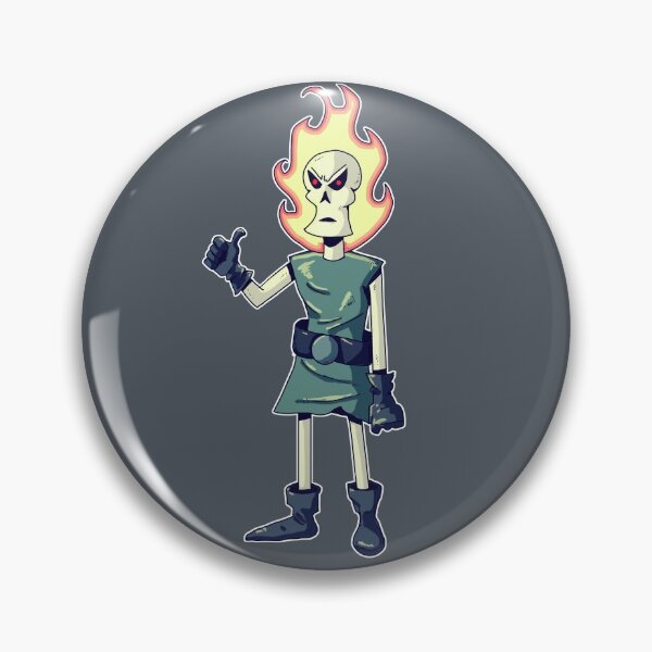 Item preview, FLAMING SKULL designed and sold by DroidMonkey.