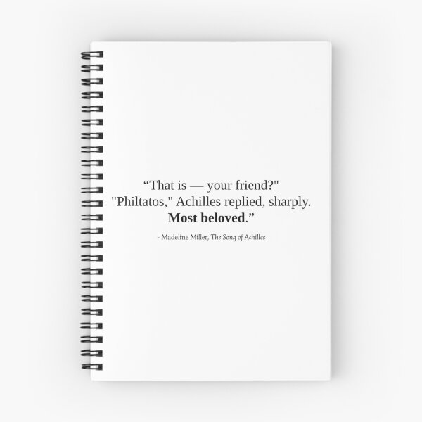 Item preview, Quote From The Song Of Achilles - Madeline Miller   designed and sold by UnhappySociety.