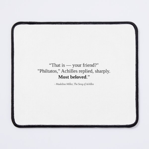 Item preview, Cita de la canción de Aquiles - Madeline Miller designed and sold by UnhappySociety.