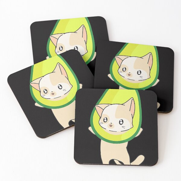 Item preview, Cat Avocado - Avocado Vegan Kawaii - Anime Kitten - Avogato Premium  designed and sold by fredricksonsx.