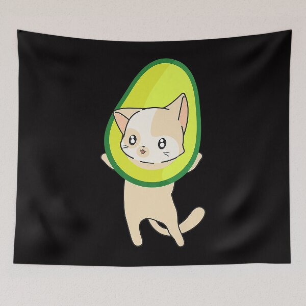Item preview, Cat Avocado - Avocado Vegan Kawaii - Anime Kitten - Avogato Premium  designed and sold by fredricksonsx.