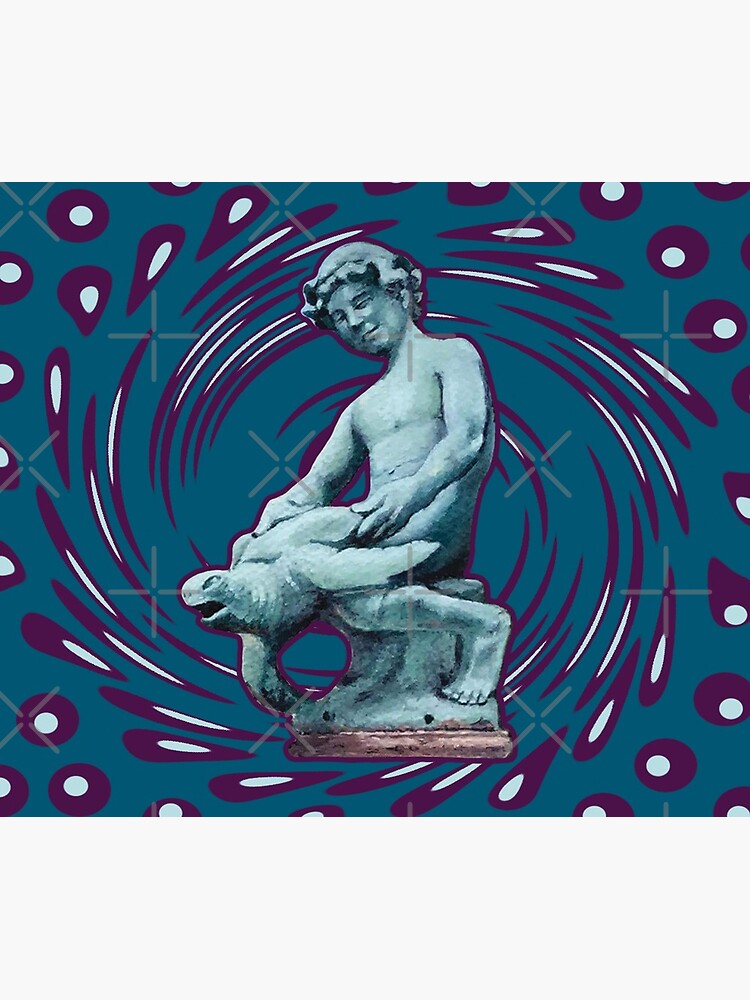 Thumbnail 5 of 5, Mouse Pad, Turtle Boy designed and sold by JLSimpkinsArt.