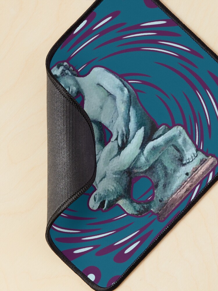 Thumbnail 2 of 5, Mouse Pad, Turtle Boy designed and sold by JLSimpkinsArt.