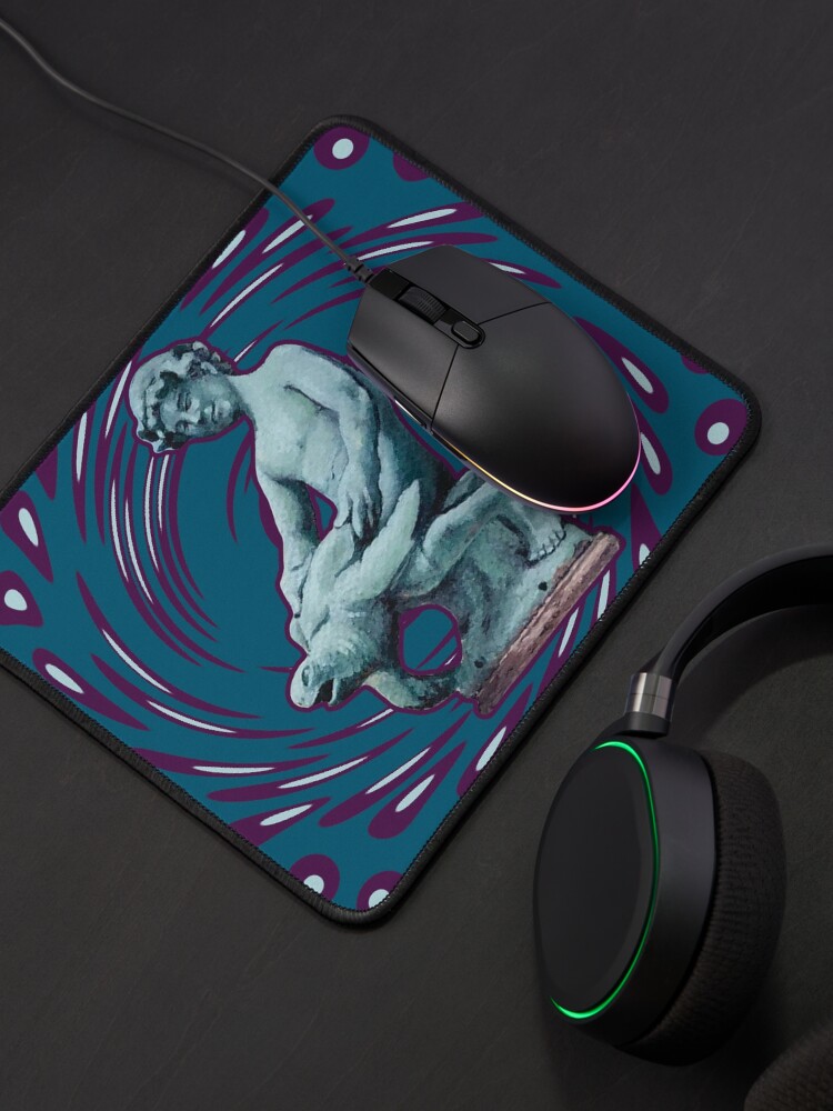 Thumbnail 4 of 5, Mouse Pad, Turtle Boy designed and sold by JLSimpkinsArt.