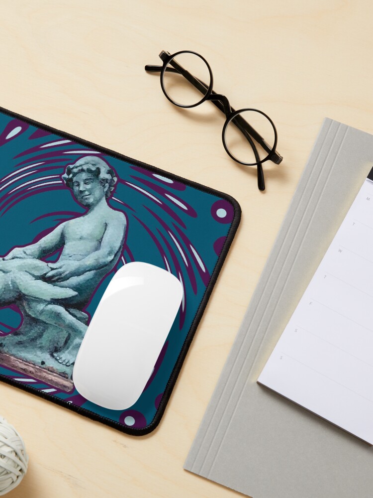 Thumbnail 3 of 5, Mouse Pad, Turtle Boy designed and sold by JLSimpkinsArt.