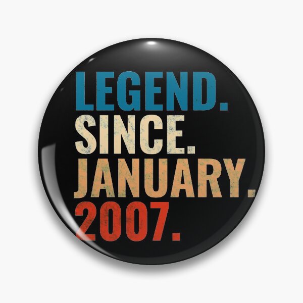 Item preview, Legend Since January 2007 Retro Vintage designed and sold by Teelogic.