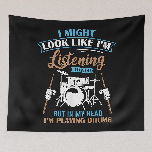 Item preview, Funny for Drummers Drum Fans Band Members designed and sold by Chloe43212.