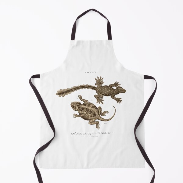 Item preview, Antique Georgian 19th Century Engraving illustration lizard Sepia print designed and sold by CoreImaging.