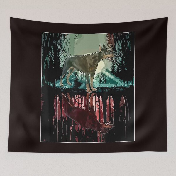 Item preview, Vintage Jungle Aesthetic Doberman T-Shirt designed and sold by TammyHarpe.