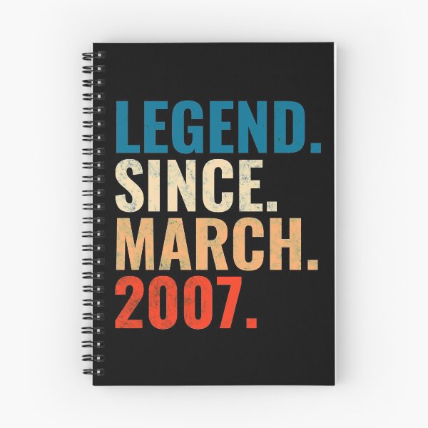 Item preview, Legend Since March 2007 Retro Vintage designed and sold by Teelogic.