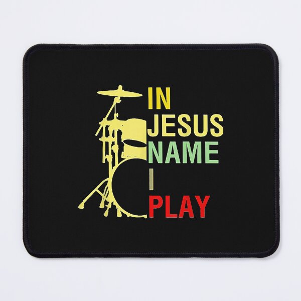 Item preview, In Jesus Name I Play Vintage Drum designed and sold by Chloe43212.