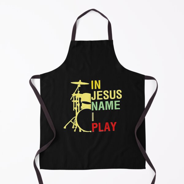 Item preview, In Jesus Name I Play Vintage Drum designed and sold by Chloe43212.