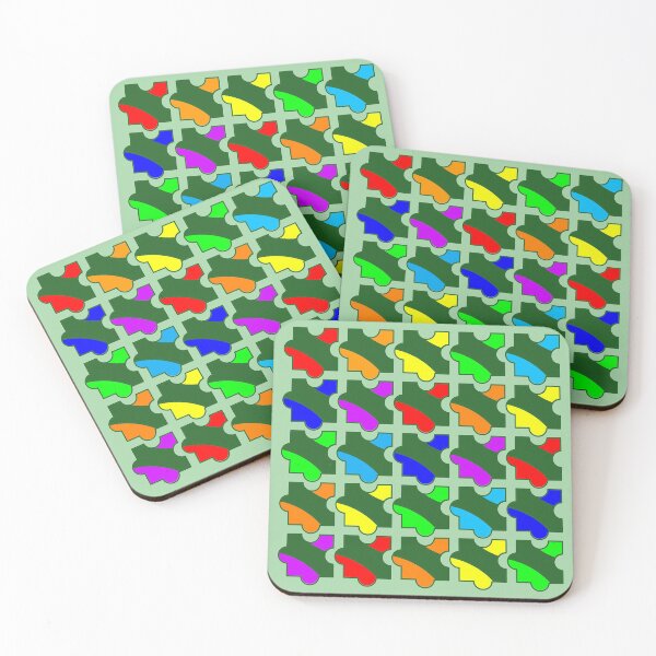 Item preview, Colorful puzzles childrens style color art designed and sold by artdragongift 15.