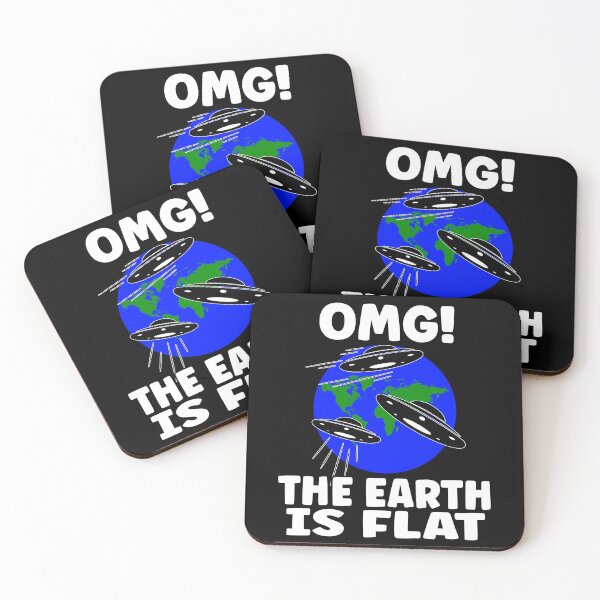Item preview, Alien Ufo Flat Earth Spaceship Space designed and sold by Galaxy-Corner.