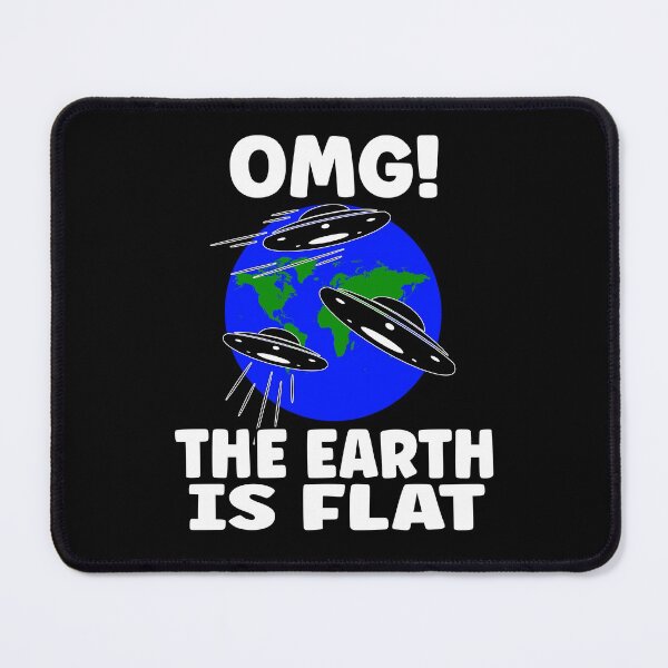 Item preview, Alien Ufo Flat Earth Spaceship Space designed and sold by Galaxy-Corner.