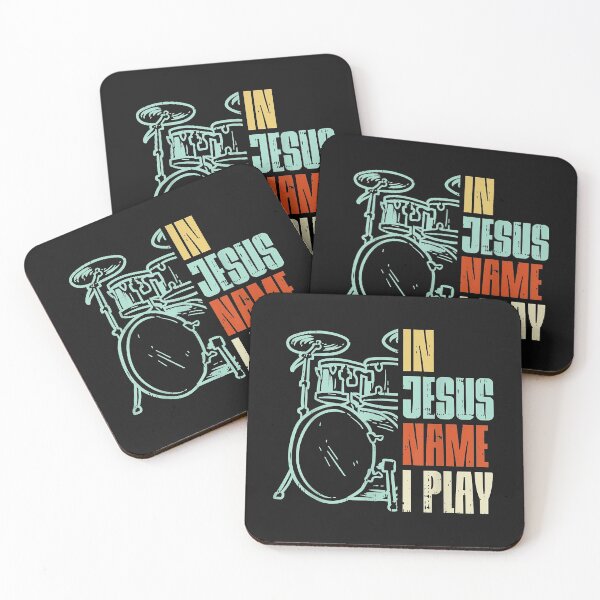 Item preview, Jesus Name I Play Drums God Drumming Music Christian Drummer designed and sold by Chloe43212.