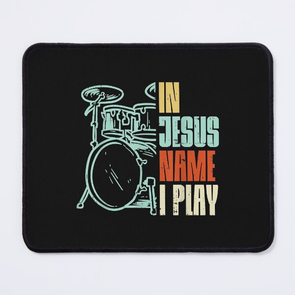 Item preview, Jesus Name I Play Drums God Drumming Music Christian Drummer designed and sold by Chloe43212.