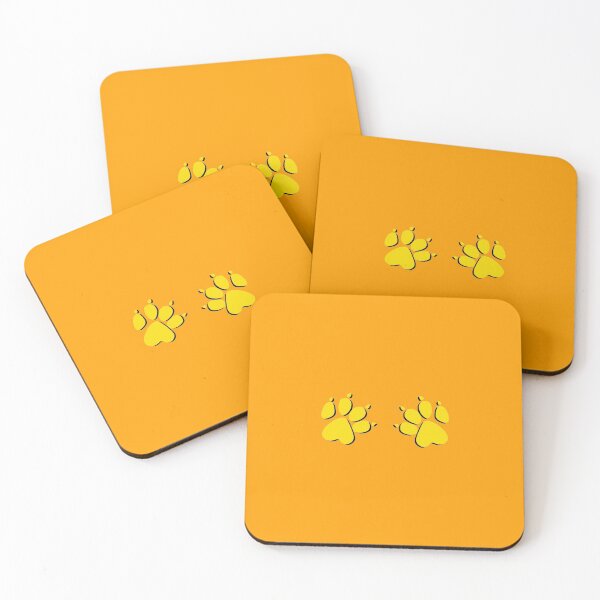 Item preview, Paws on yellow designed and sold by DF3.