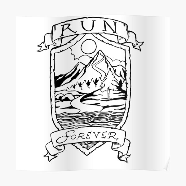 Run Forever - Sun and Sea Version Poster