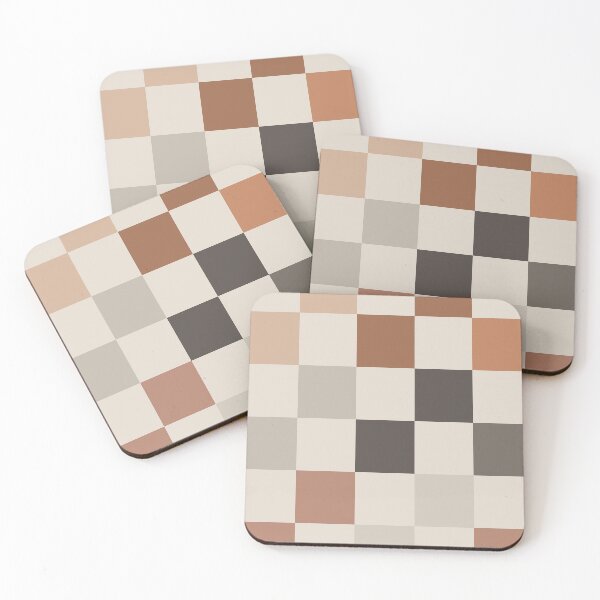 Item preview, Earth Toned Checkers  designed and sold by brookemiller801.