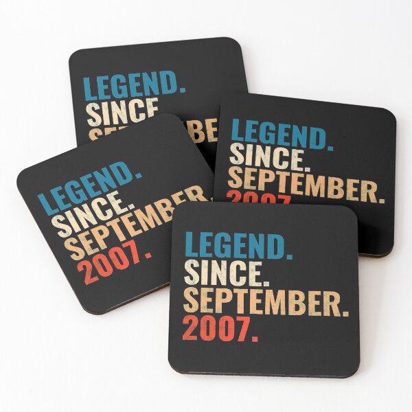 Item preview, Legend Since September 2007 Retro Vintage designed and sold by Teelogic.