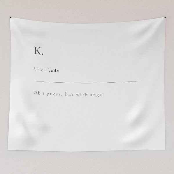 Item preview, K - Ok I guess, but WITH ANGER designed and sold by rgsblo.