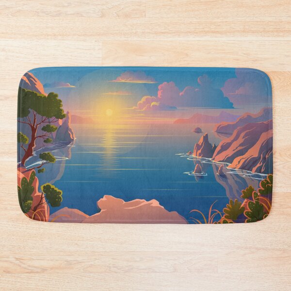 Item preview, Golden Sunset At The Beach designed and sold by Vector Scout Lab.