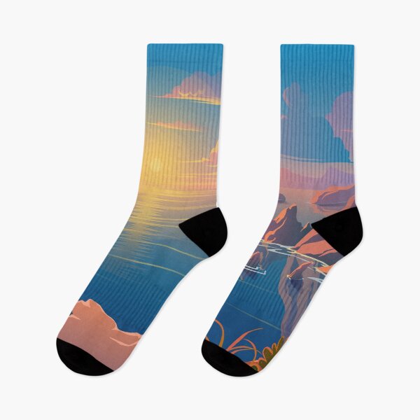 Item preview, Golden Sunset At The Beach designed and sold by Vector Scout Lab.