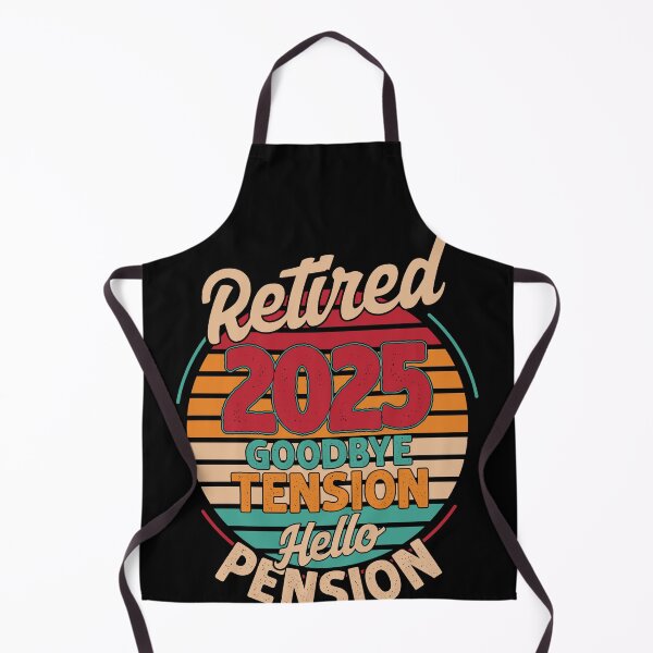 Aperçu de l'œuvre Retirement Quote Retired and Goodbye Tension créée et vendue par TeeHome.