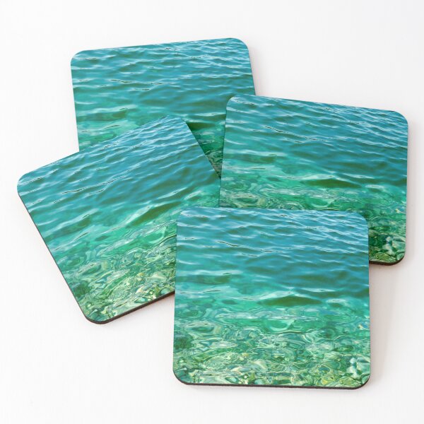 Item preview, Crystal clear emerald lagoon water designed and sold by Orianah.