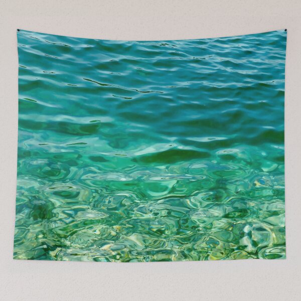 Item preview, Crystal clear emerald lagoon water designed and sold by Orianah.