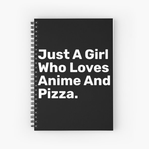 Just A Girl Who Loves Anime Gifts for Teen Girls Anime and Pizza