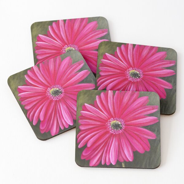 Item preview, Hand Painted Pink Gerbera designed and sold by robinsartshoppe.