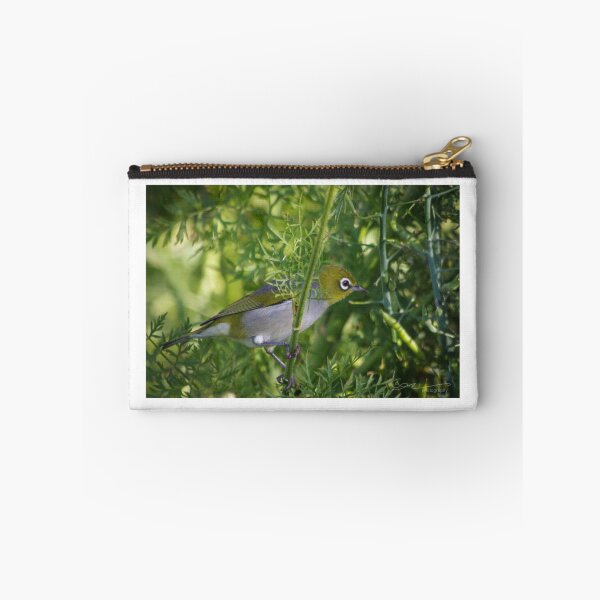 Item preview, Tiny little Silvereye on a Carrot stalk designed and sold by Clare Colins.