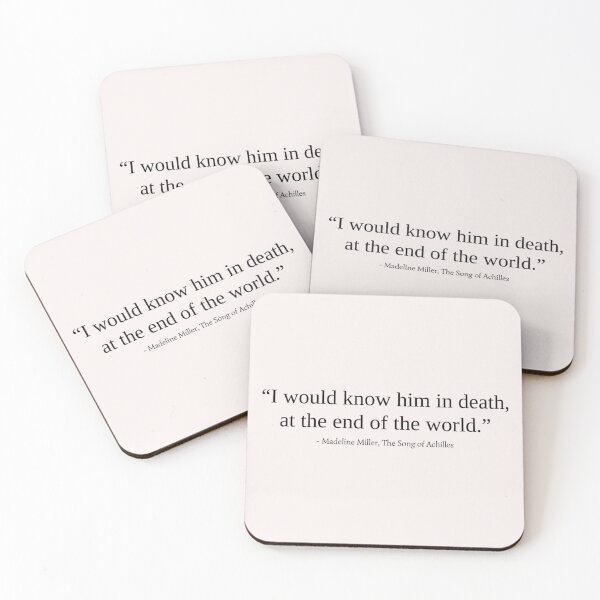 Item preview, The Song Of Achilles By Madeline Miller Quote       designed and sold by Xoaaikiid.