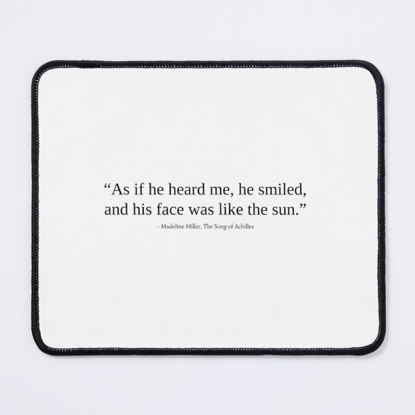 Item preview, The Song Of Achilles by Madeline Miller Quote designed and sold by Xoaaikiid.