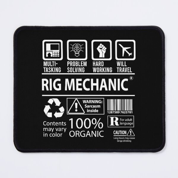 Item preview, Rig Mechanic T Shirt - MultiTasking Certified Job Gift Item Tee designed and sold by andahanson.
