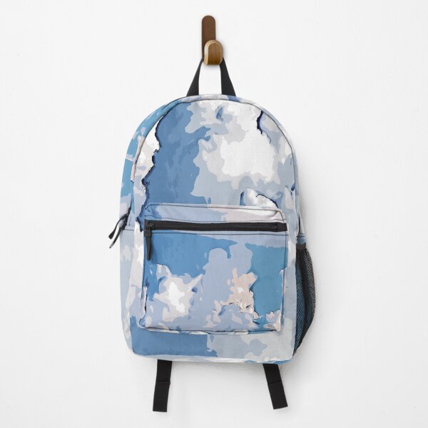 Item preview, White clouds in the blue sky color art designed and sold by artdragongift 15.