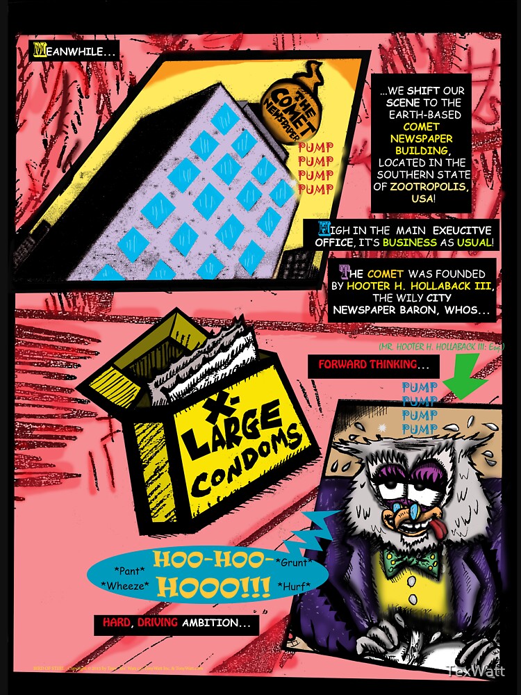 Bird of Steel Comix - Page #3 of 8 (Red Bubble POP-ART COLLECTION SERIES) by TexWatt