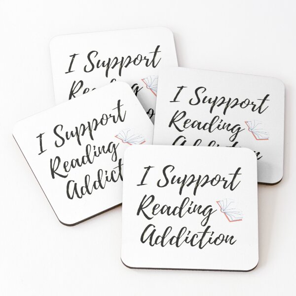 Item preview, I Support My Reading Addiction - support reading    designed and sold by DaGiftsSpace.