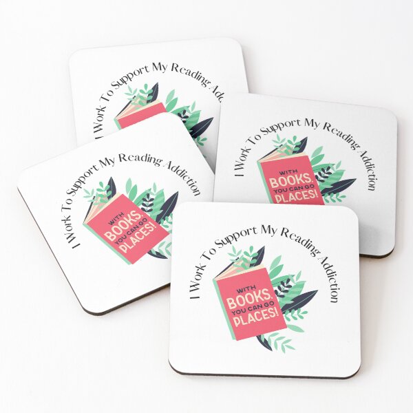 Item preview, I Work To Support My Reading Addiction - Trendy Book Reading Design Gift Idea For Bookworms and Book  designed and sold by DaGiftsSpace.
