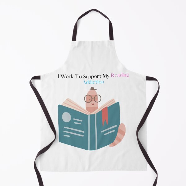 Item preview, I Work To Support My Reading Addiction - Trendy Bookworm Reading Design Gift Idea For Bookworms and  designed and sold by DaGiftsSpace.