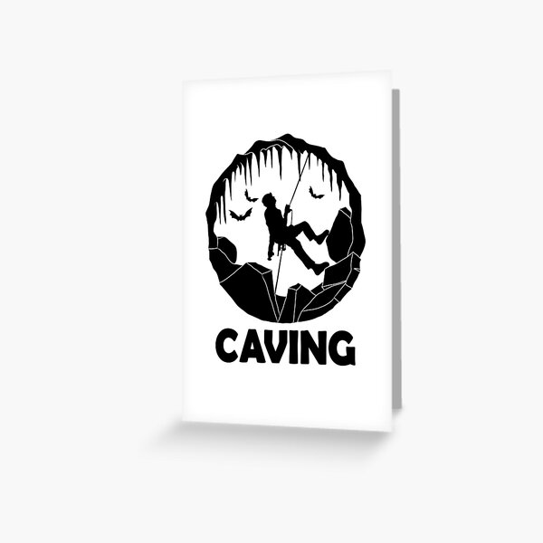 Item preview, Caving - Cave Spelunking Speleology designed and sold by TheInkElephant.