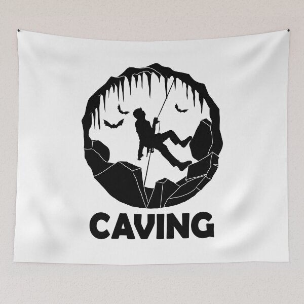 Item preview, Caving - Cave Spelunking Speleology designed and sold by TheInkElephant.