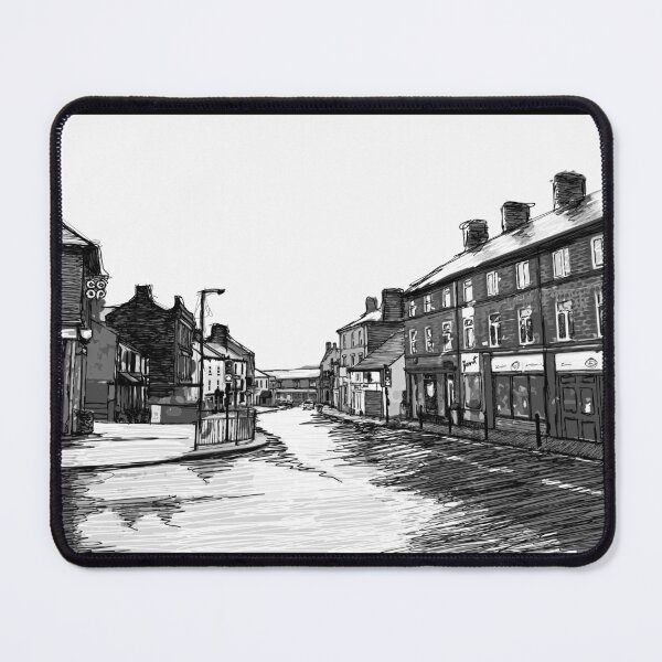 Item preview, Penistone High Street Art Print designed and sold by summattodraw.