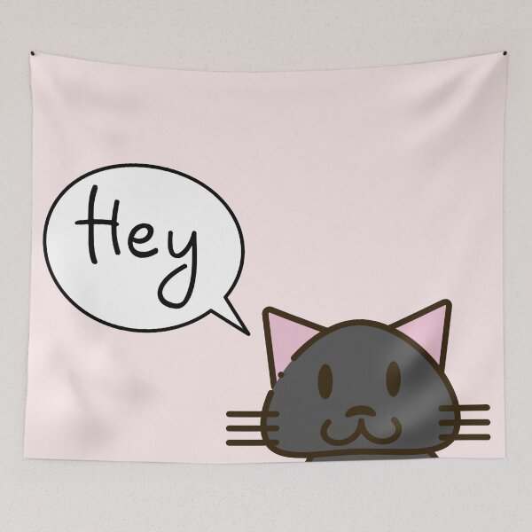 Item preview,   Cat Says Hey 4 designed and sold by Nesro34.