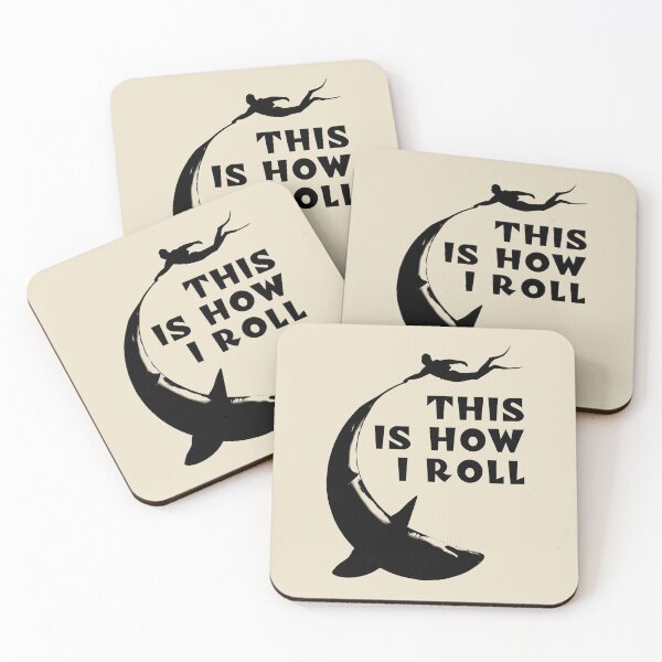 Item preview, This Is How I Roll | Swimming with Sharks - Shark Diving designed and sold by TMBTM.
