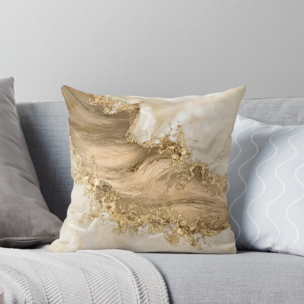 Item preview, Gold and Pearl - Splatter and flow designed and sold by k9printart.