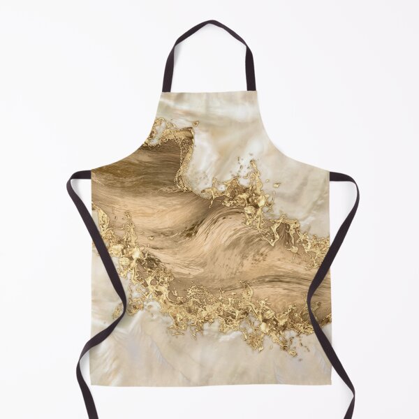 Item preview, Gold and Pearl - Splatter and flow designed and sold by k9printart.